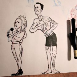 Die Antwoord Drawing Detailed Sketch