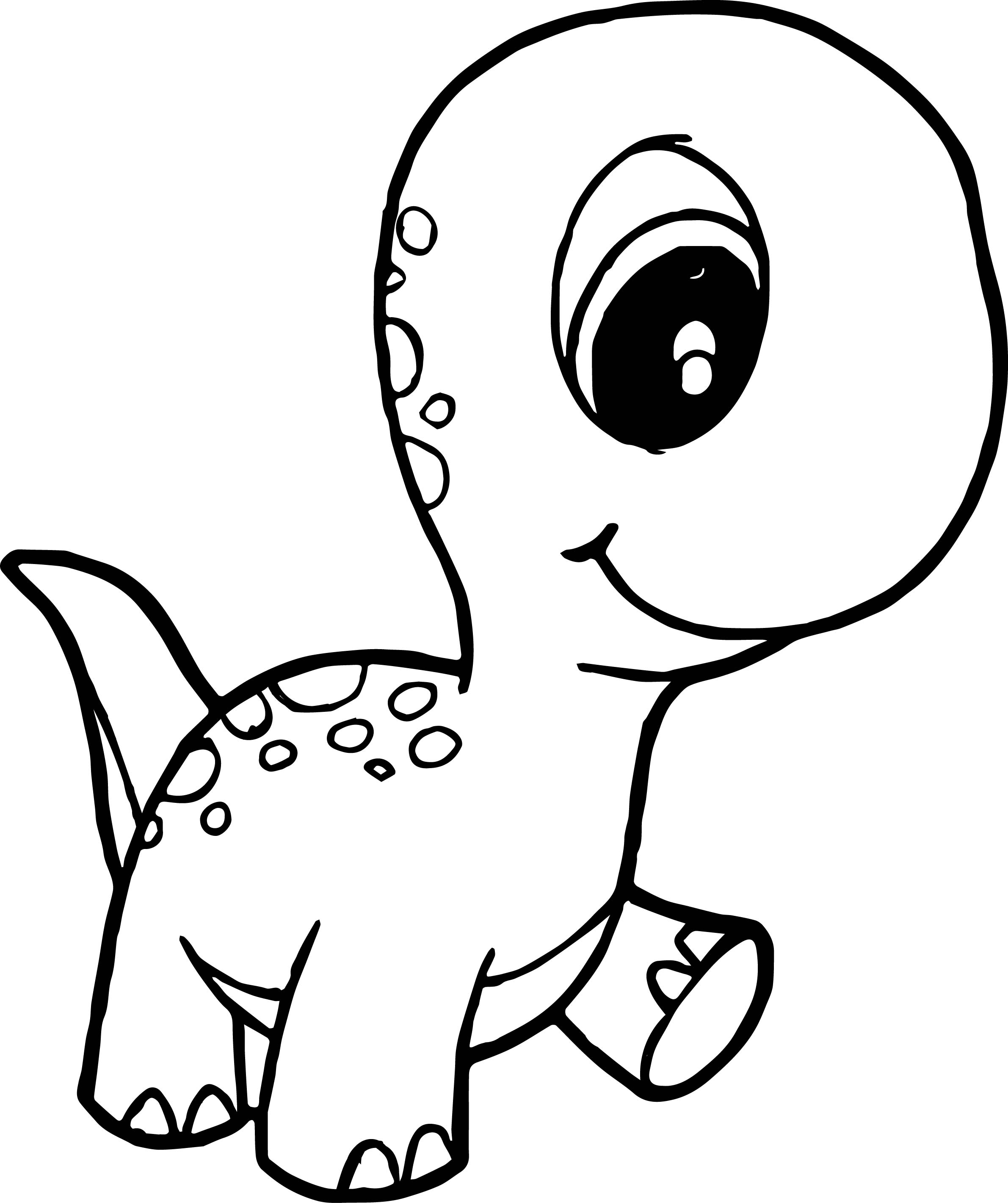 Dinosaur Cartoon Drawing Creative Style