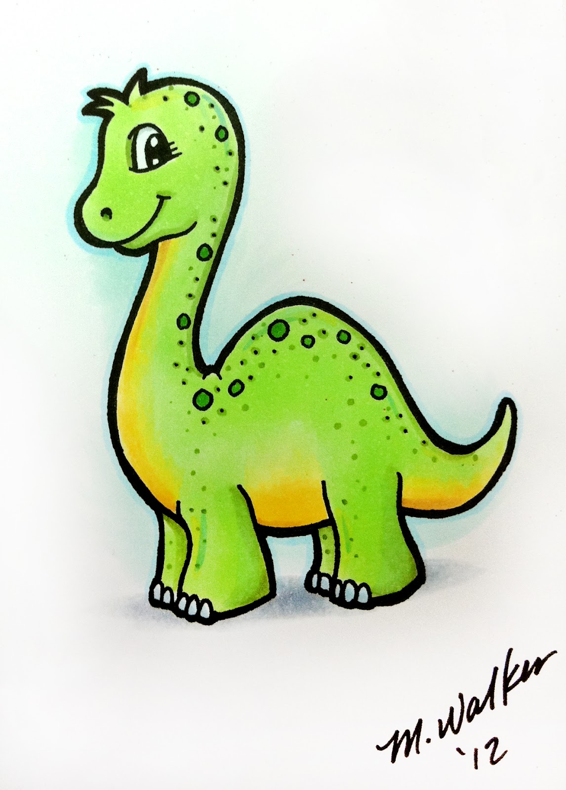 Dinosaur Cute Drawing Picture