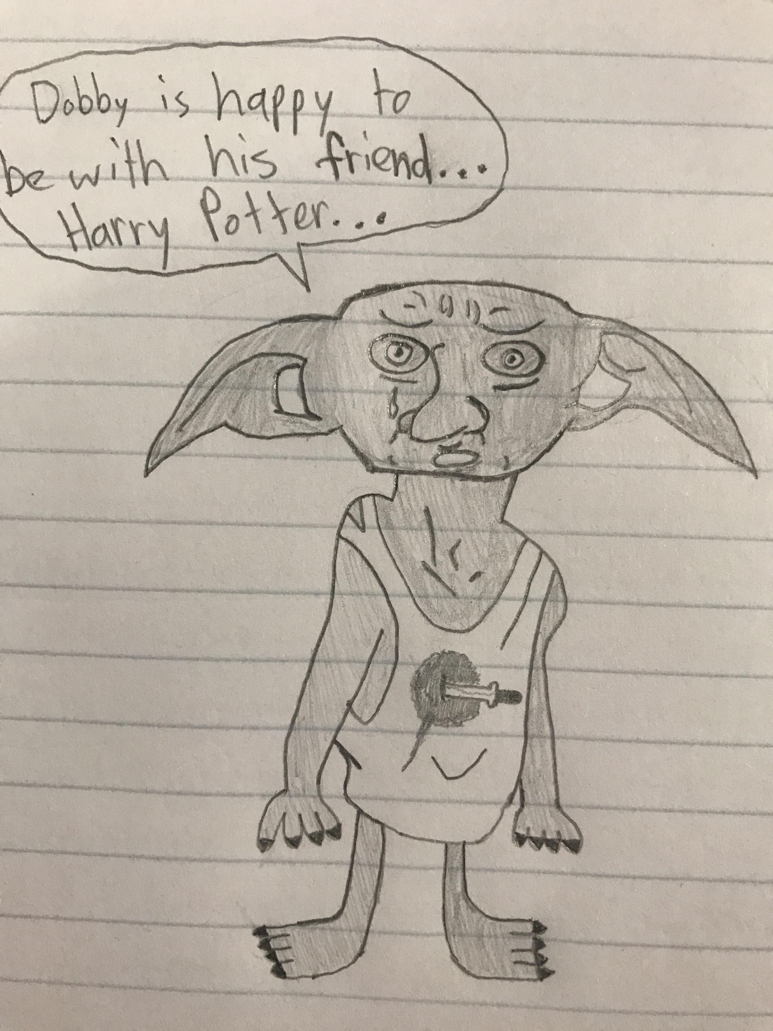 Dobby Drawing Amazing Sketch