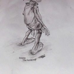 Dobby Drawing Modern Sketch