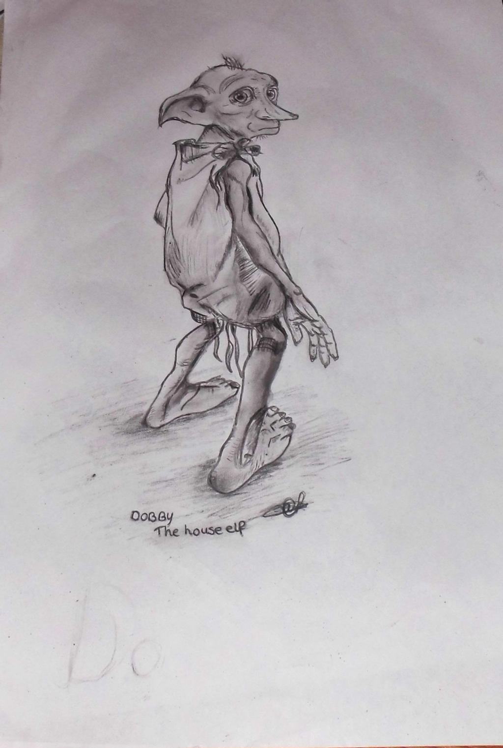 Dobby Drawing Modern Sketch