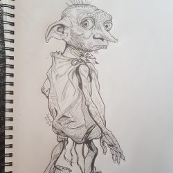 Dobby Drawing Sketch