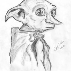 Dobby Drawing Stunning Sketch