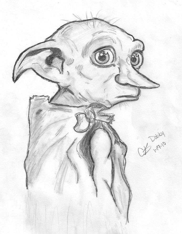 Dobby Drawing Stunning Sketch