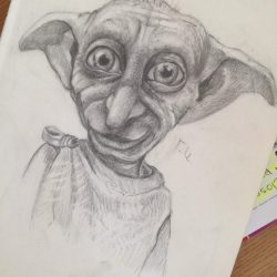 Dobby Drawing Unique Art