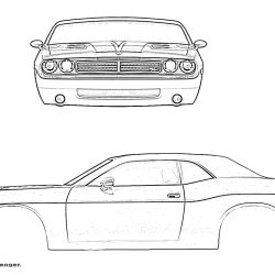 Dodge Drawing Artistic Sketching