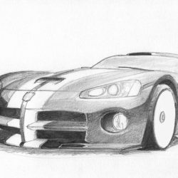 Dodge Drawing Stunning Sketch