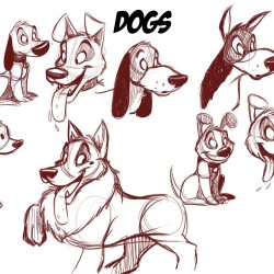 Dog Cartoon Drawing Art