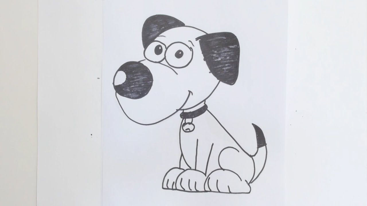 Dog Cartoon Drawing