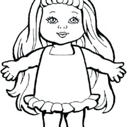 Doll Drawing Artistic Sketching