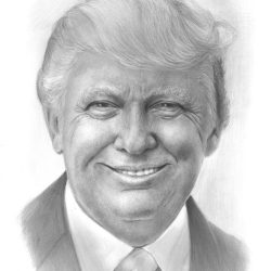 Donald Trump Drawing Beautiful Artwork