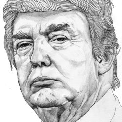 Donald Trump Drawing Creative Style