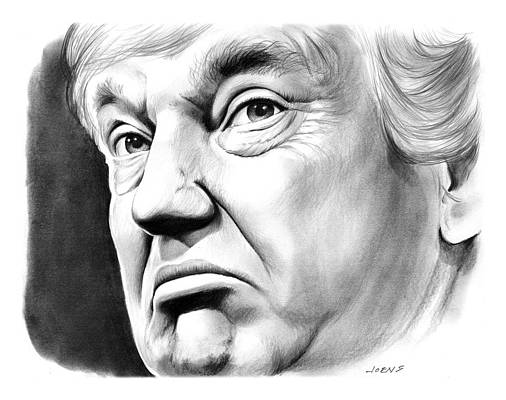 Donald Trump Drawing Modern Sketch