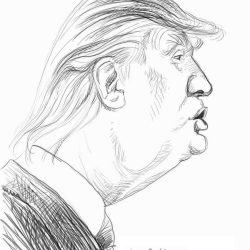 Donald Trump Drawing Sketch