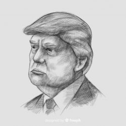 Donald Trump Drawing Stunning Sketch