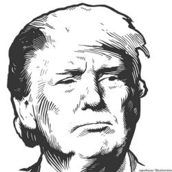 Donald Trump Drawing Unique Art