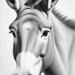 Donkey Drawing Art Sketch Image