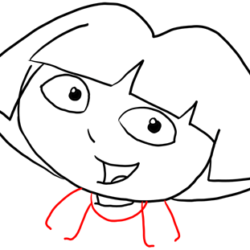 Dora Drawing Art