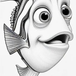 Dory Drawing Art Sketch Image