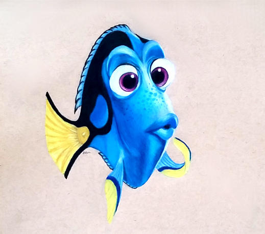 Dory Drawing Realistic Sketch