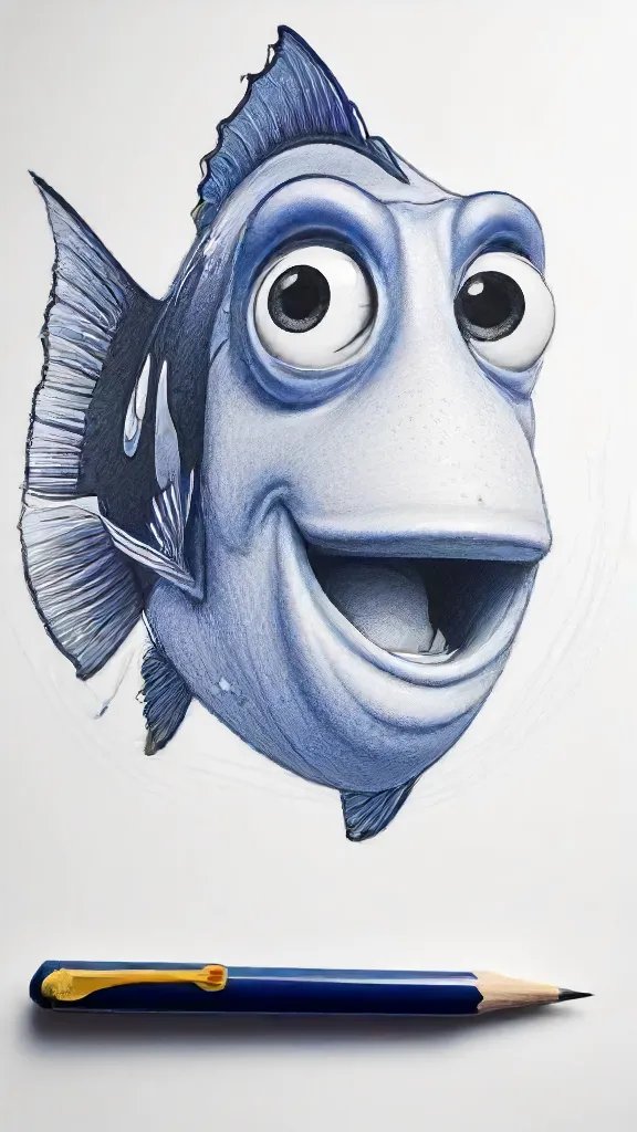 Dory Drawing Sketch Image