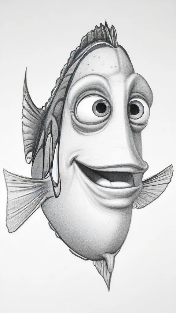 Dory Drawing Sketch Photo