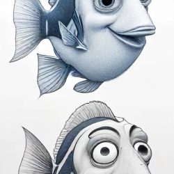 Dory Drawing Sketch Picture