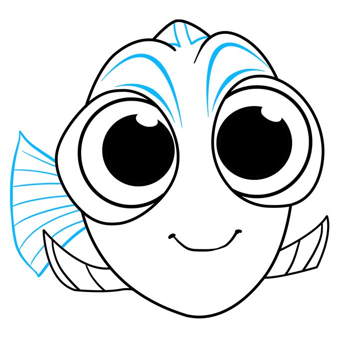 Dory Drawing Stunning Sketch