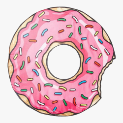 Doughnut Drawing Art