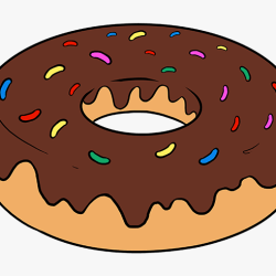 Doughnut Drawing Sketch