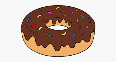 Doughnut, Treat, Sweet, Pastry, Dessert Drawing