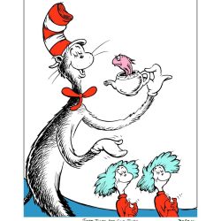 Dr Seuss Drawing Intricate Artwork