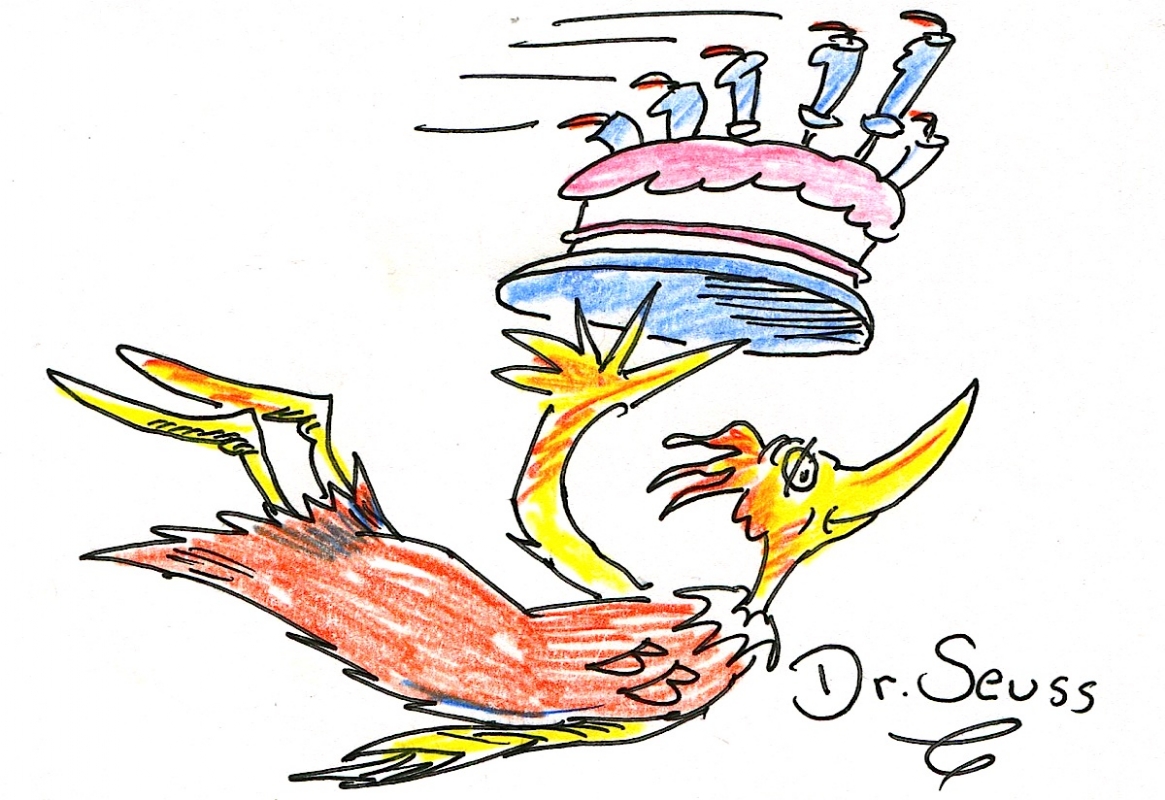 Dr Seuss Drawing Realistic Sketch