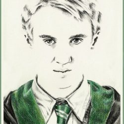 Draco Malfoy Drawing Fine Art