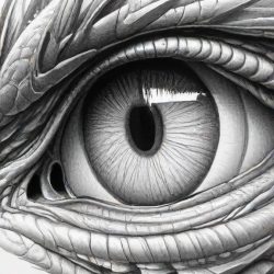 Dragon Eyes Drawing Art Sketch Image