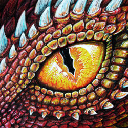 Dragon Eyes Drawing Creative Style