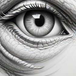 Dragon Eyes Drawing Sketch Photo