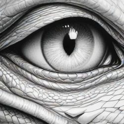 Dragon Eyes Drawing Sketch Picture