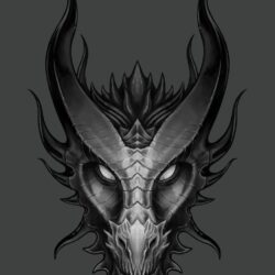 Dragon Head Drawing Beautiful Artwork