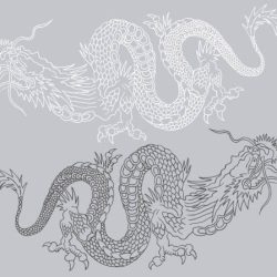 Dragon Kanji Drawing Amazing Sketch