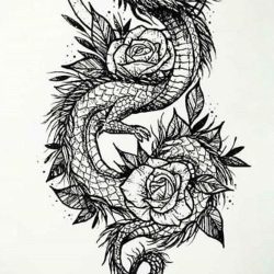 Dragon Tattoo Drawing