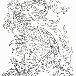 Dragon Tattoo Drawing Hand drawn Sketch