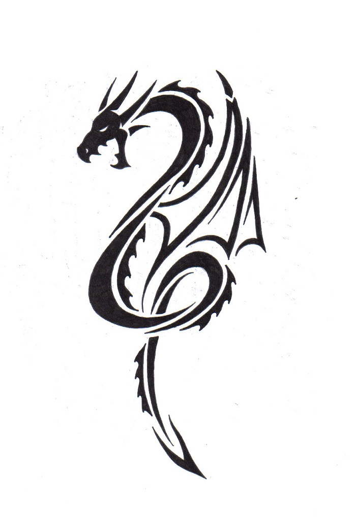 Dragon Tattoo Drawing Unique Art