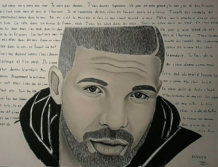 Drake Drawing Artistic Sketching