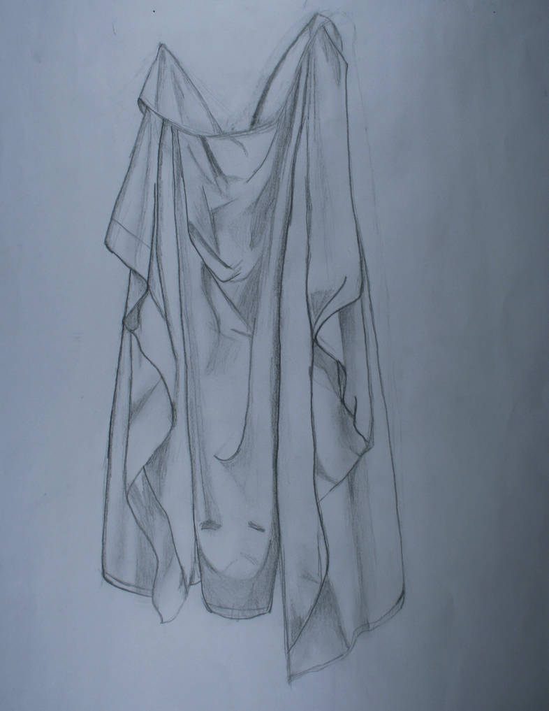 Drapery Drawing Hand drawn