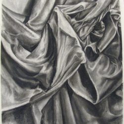 Drapery Drawing Realistic Sketch