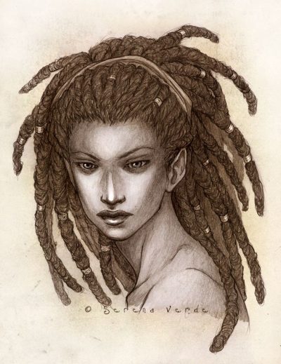 Dreads, Styles, Culture, Care, History Drawing