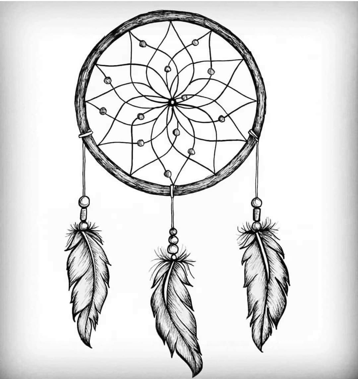 Dream Catcher Drawing Artistic Sketching