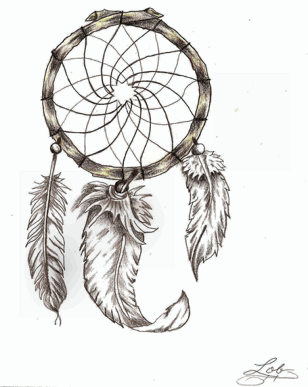 Dream Catcher Drawing Hand drawn Sketch